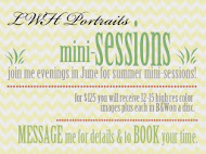 summer mini-sessions