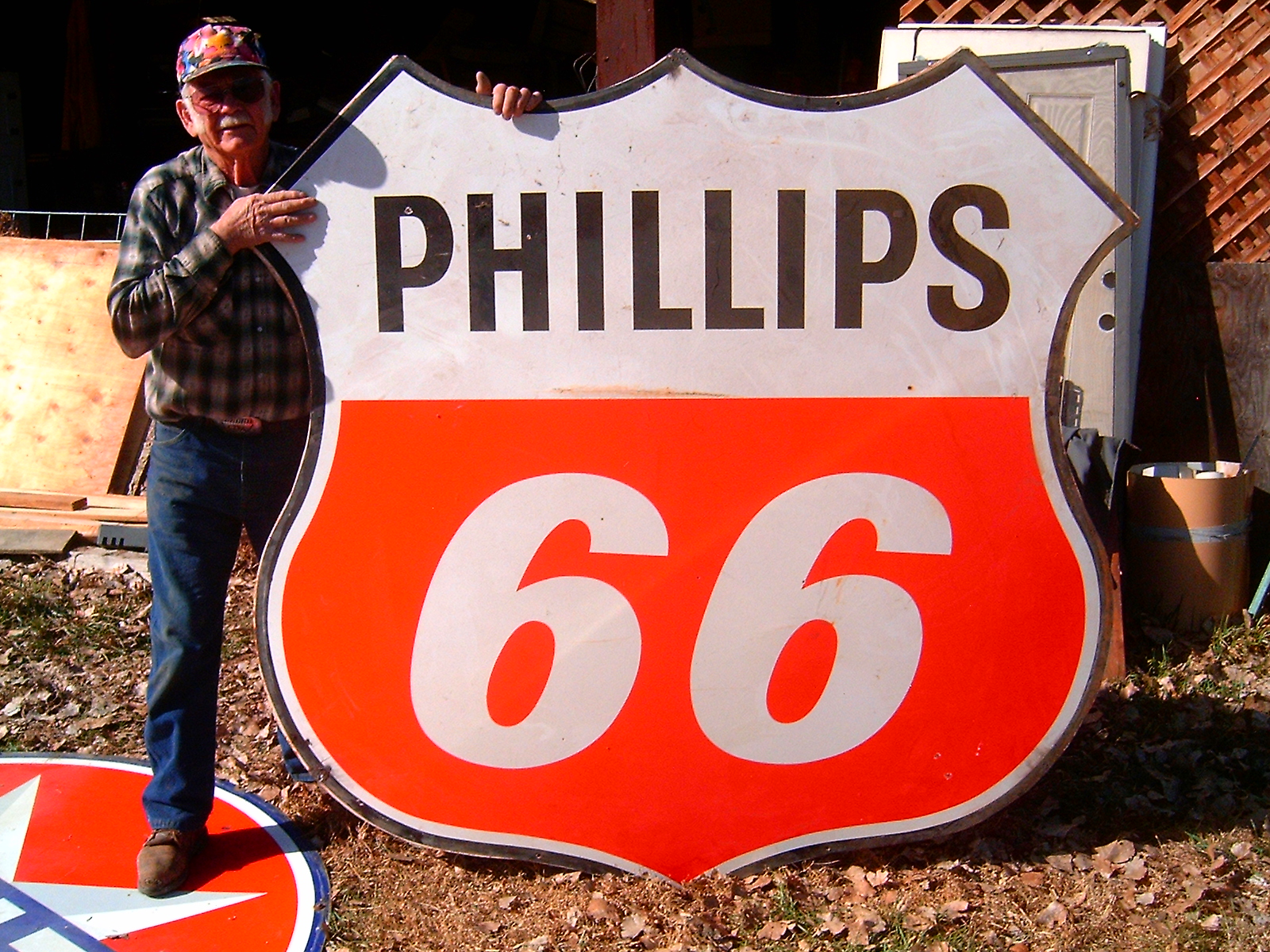 TOMMY'S COLORADO GARAGE SALE 2 "PHILLIPS 66" SIGN
