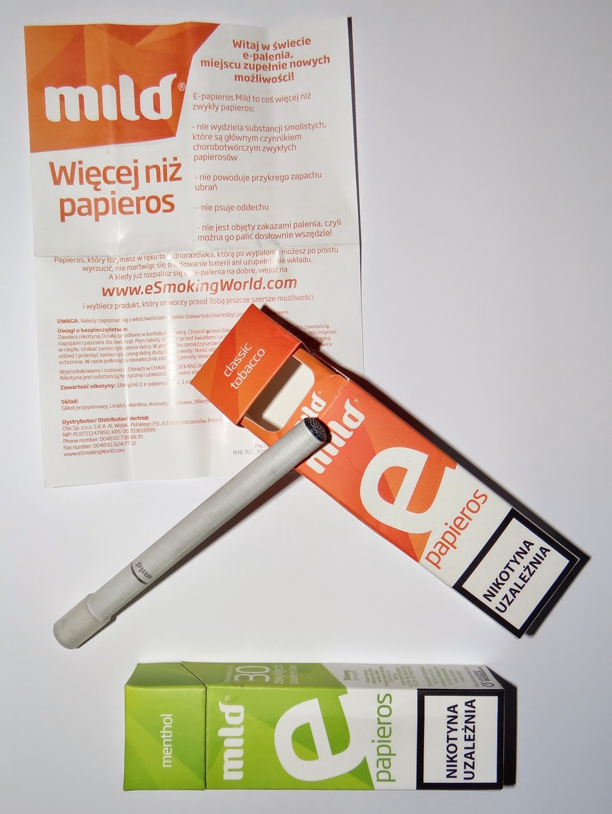 MAGstation Epapierosy jednorazowe