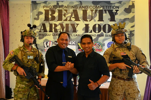 Photo hunting competition beauty army look