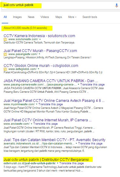Jasa SEO page one google