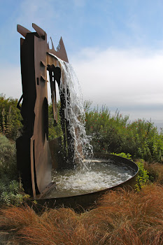 Post Ranch fountain