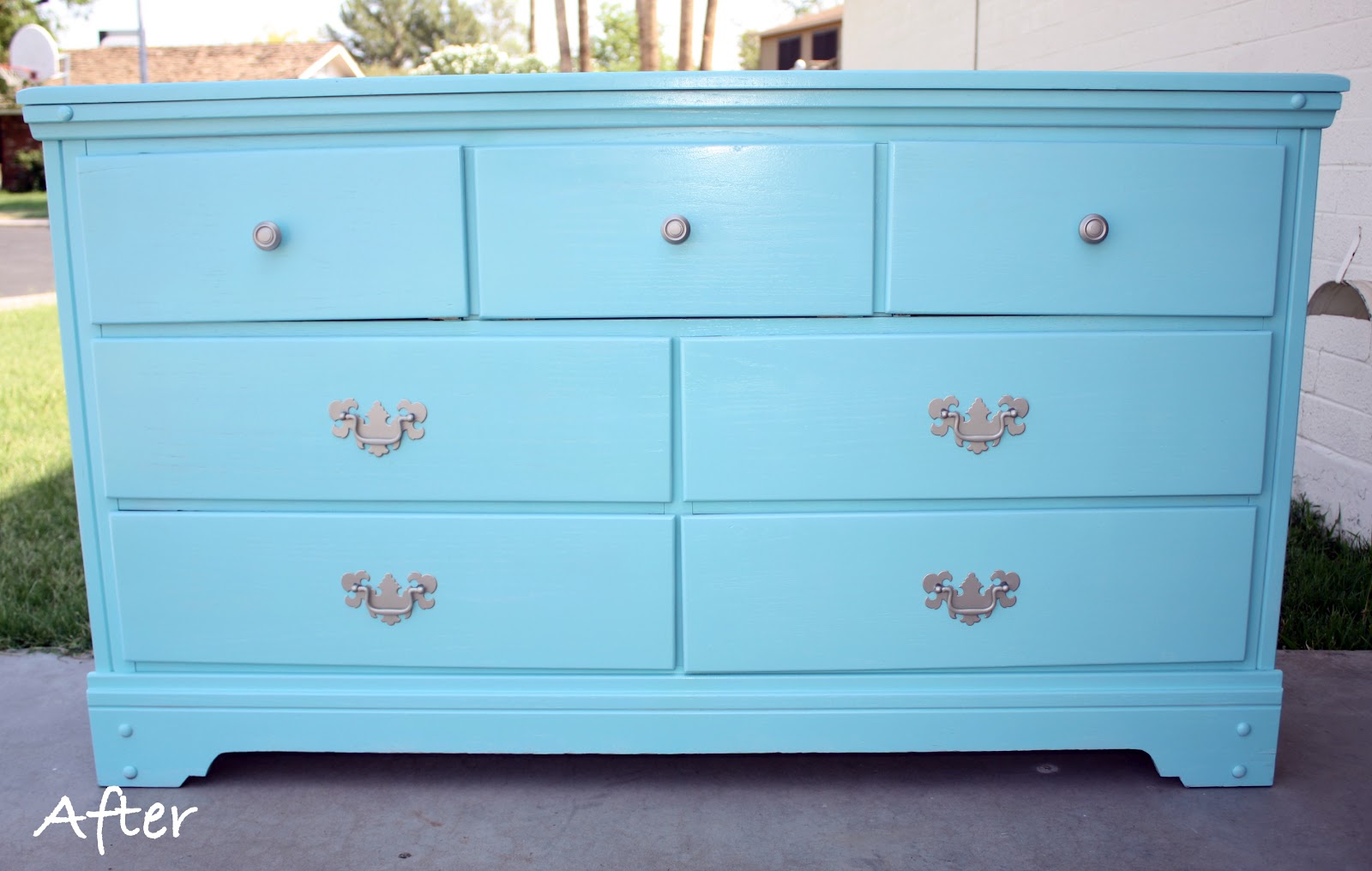 My Life We refinished a dresser!