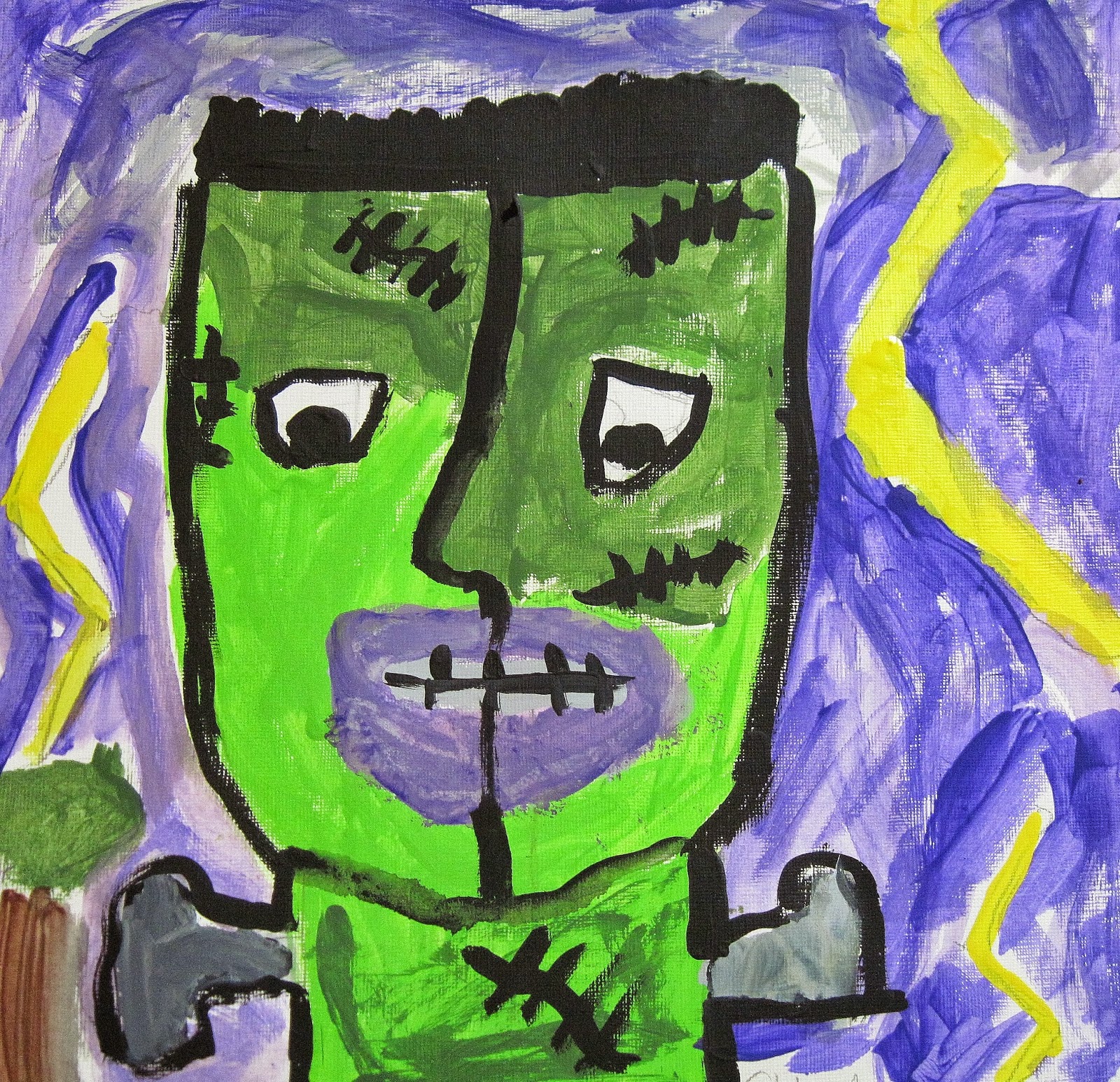 Artfully Me Picasso Frankenstein