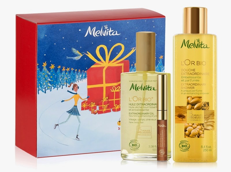 L’Or Bio Radiance, L’Or Bio Extraordinary Oil, L’Or Bio Extraordinary Shower, L’Or Bio Golden Lips 2-in-1 Gloss Balm, Melvita Christmas Gift Sets, Melvita, Melvita Malaysia, Christmas Set, Christmas Gift