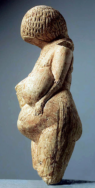The Venus of Kostenki, number 2 - created  23.000-21.000 BCE, found Russia