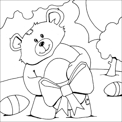 Cute Easter Coloring Pages 