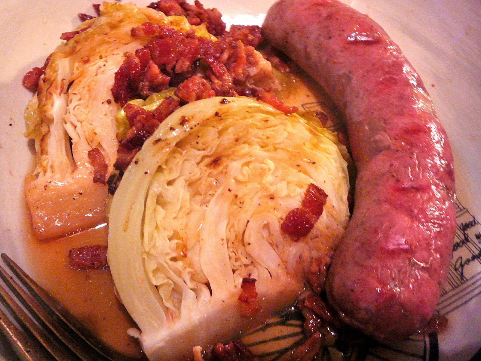 The Hidden Pantry Easy Oven Dinner, Foil Roasted Cabbage & Brats (or