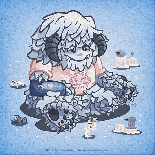 07-Baby-Wampa-Young-Star-Wars-Baddies-Octopus-Tree-House-Prints-www-designstack-co