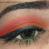 Orange Summer Eye makeup step by step tutorial