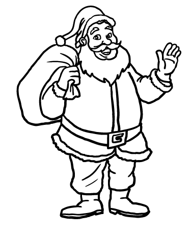 Santa Claus christmas coloring.filminspector.com