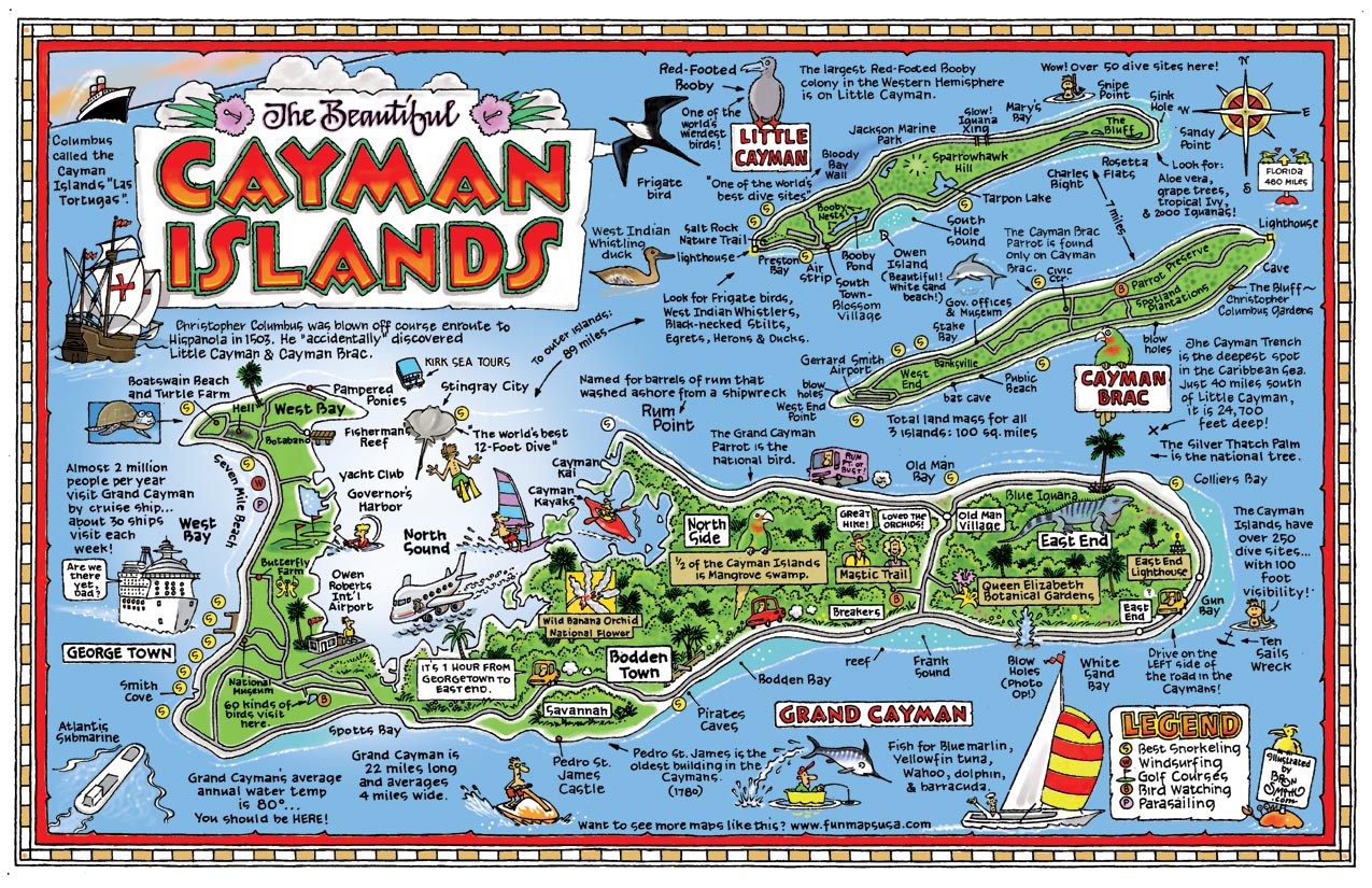 Caribbean map no labels