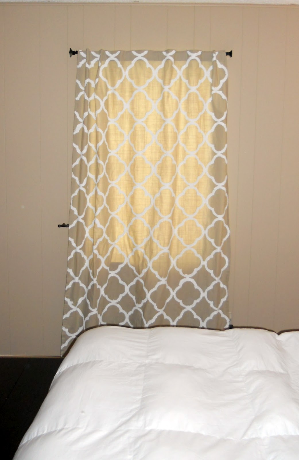 say "lovely" painting curtains