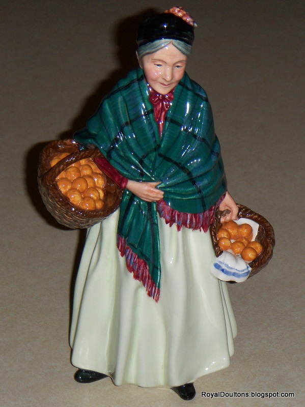 royaldoultons Royal Doulton Figurine The Orange Lady HN 1953