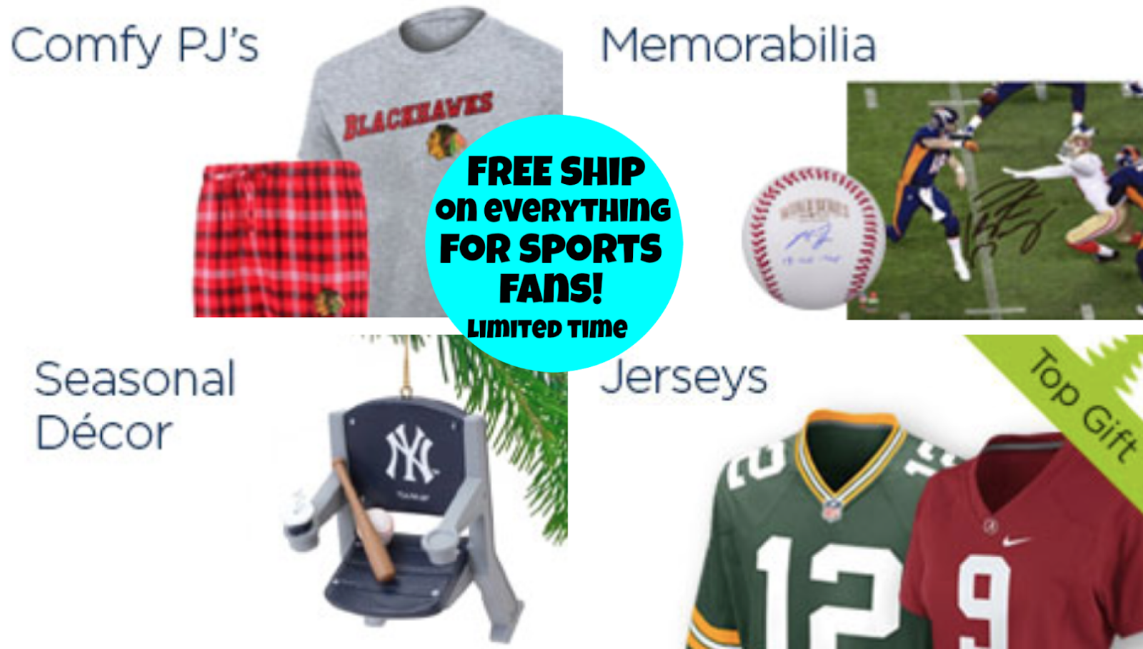 Fanatics FREE Shipping + Awesome Deals on Jerseys, Decor & More for