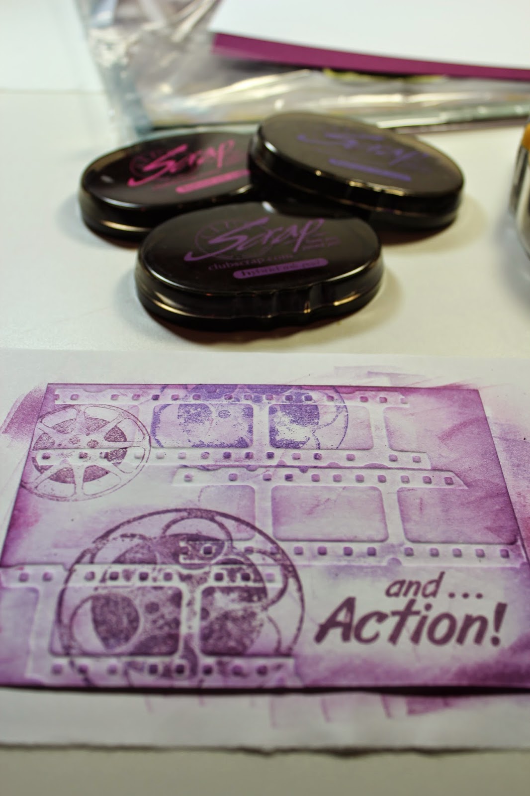 Club Scrap Creates Homemade Embossing Plate