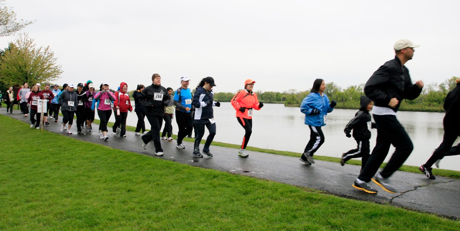 Mark Kodiak Ukena Loop of the Lakes 5K Race in Vernon Hills