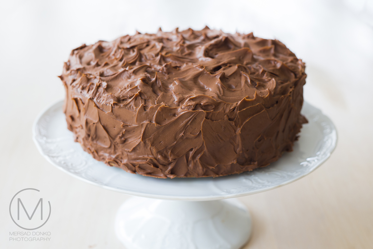 Chocolate Cake with Milk Chocolate Frosting Recipe Mersad Donko Photography
