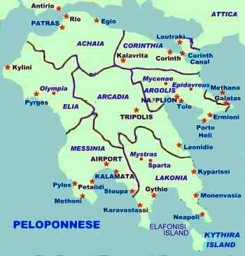 Epidaurus Map