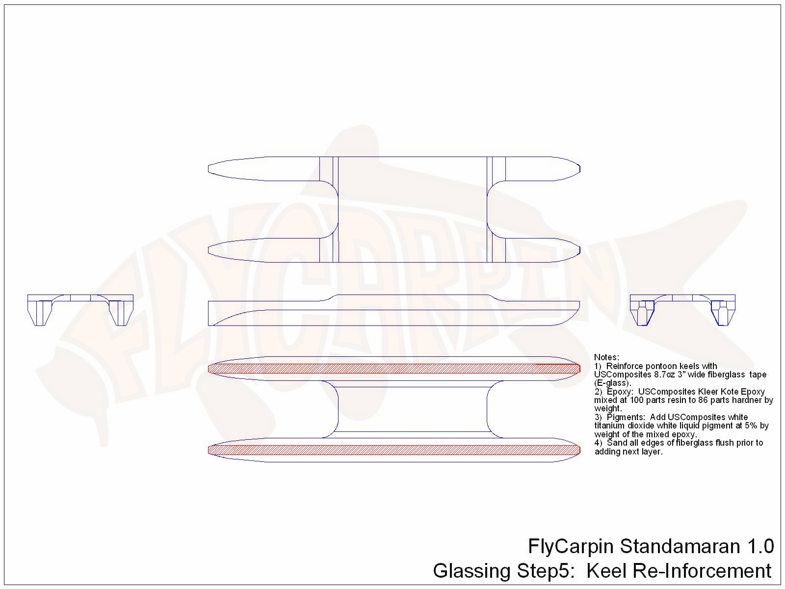 FlyCarpin DIY Standamaran Stand Up Paddleboard Plans