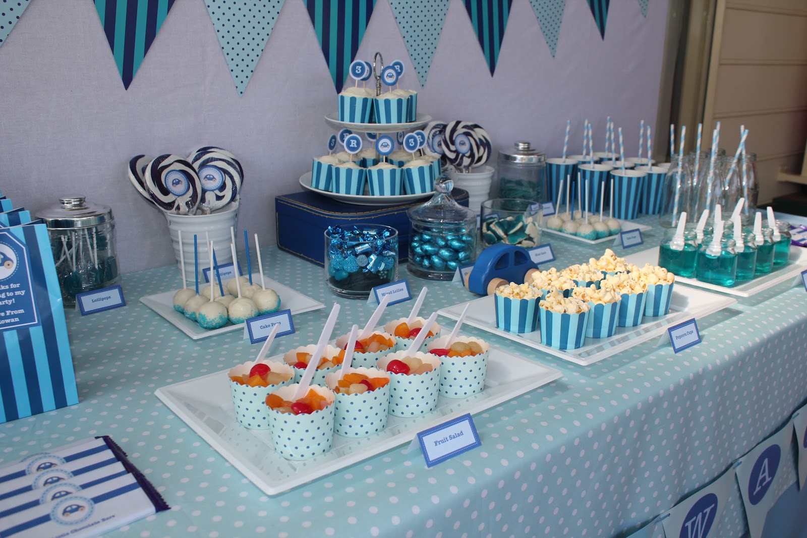 The Bluebird Nest Little Blue Car Party