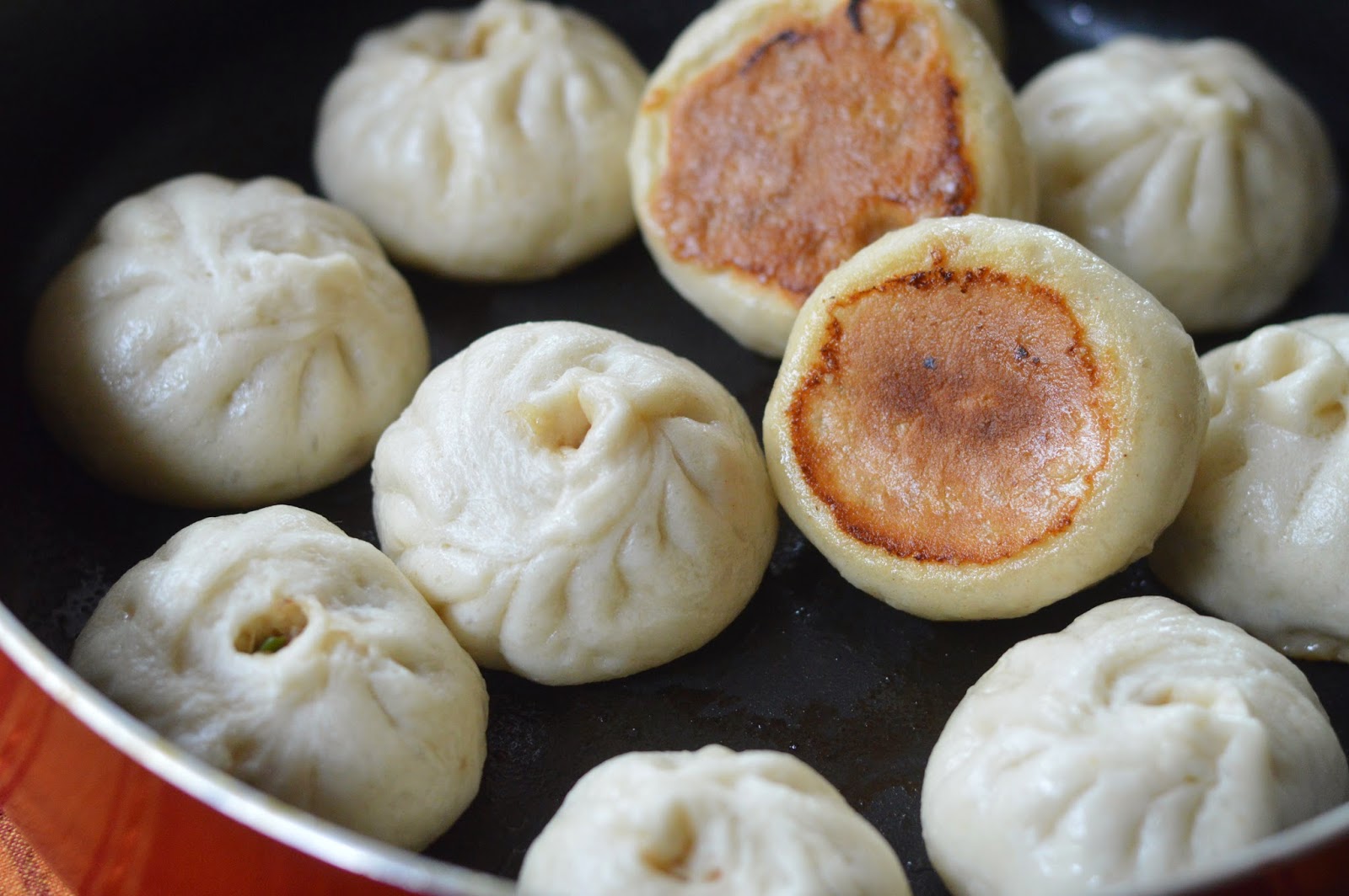 DimSumptuous PanFried Pork & Cabbage Buns 生煎包