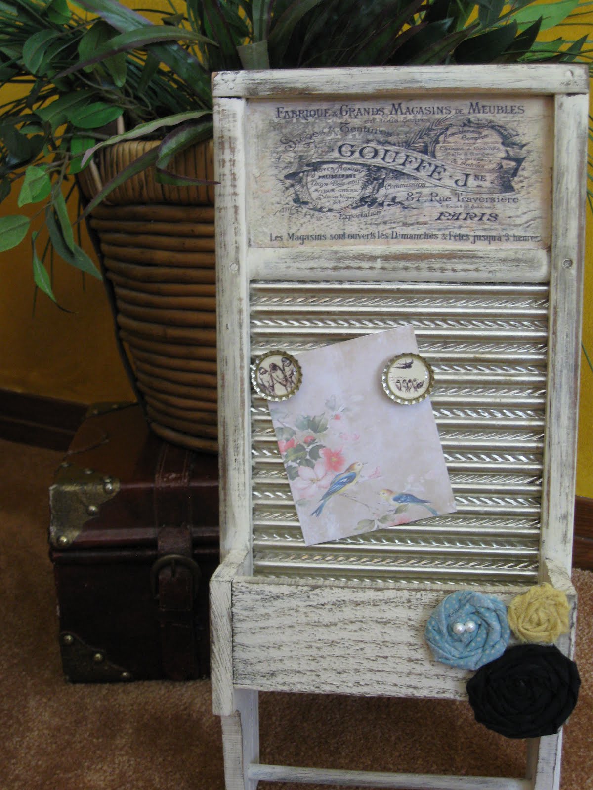 Dippity Dot Washboard Memo Board/Letter Holder