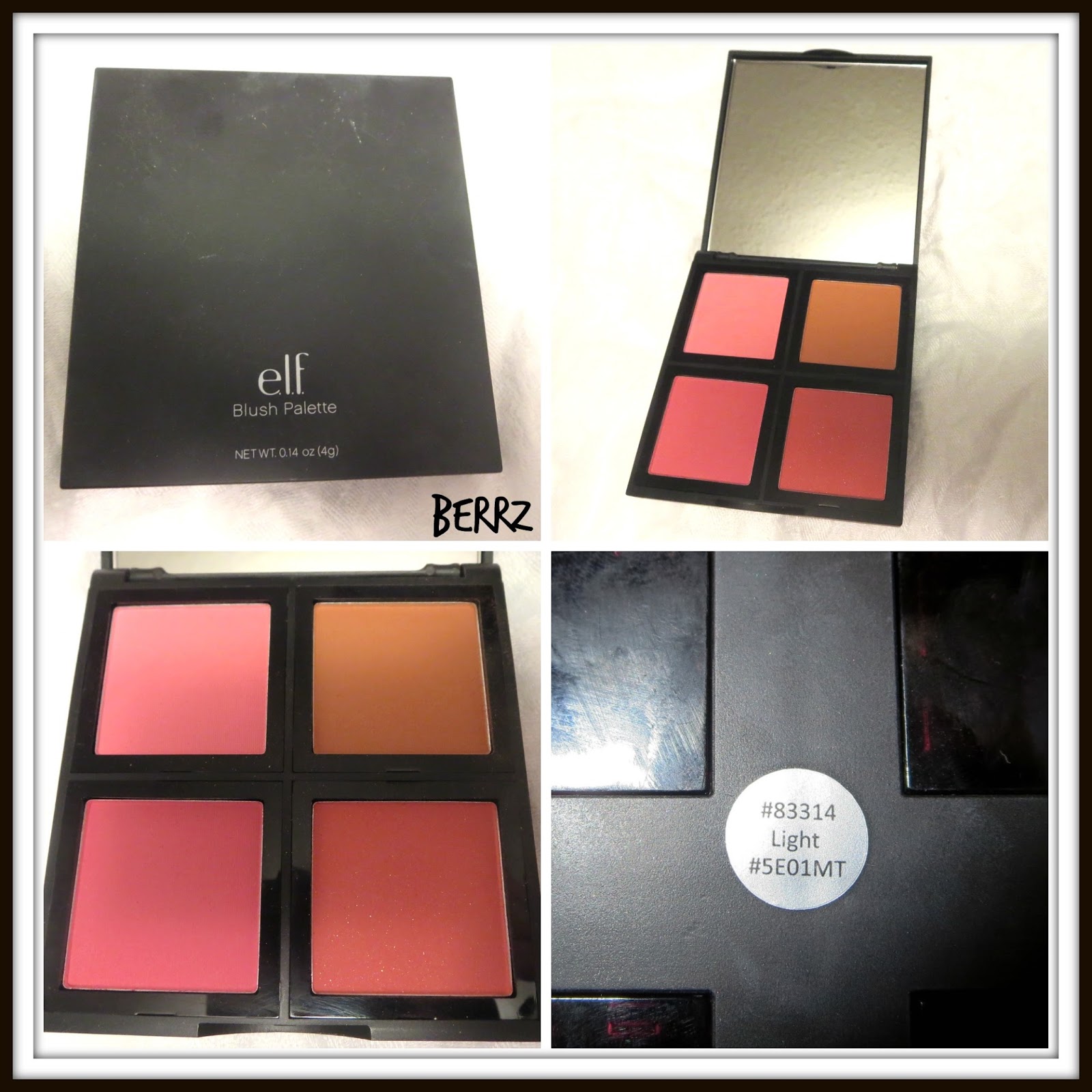 Beauty By Berrz ELF Blush Palette Review & Swatches