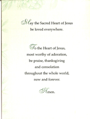 Sacred Heart of Jesus prayer
