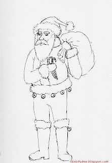 How to draw... a christmas eve tree Sketchybee Art: Merry Christmas