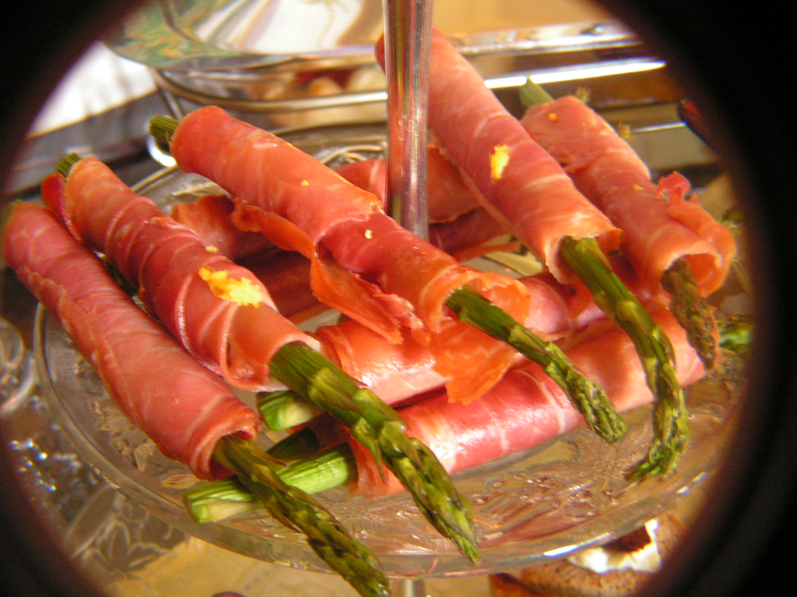 Softer Side of Me Prosciuttowrapped Asparagus with Lemon Mayo