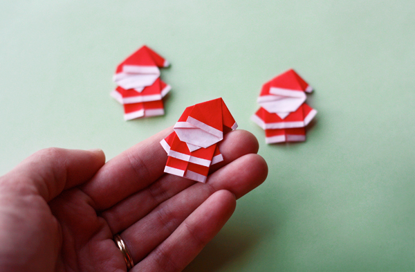 little santa origami