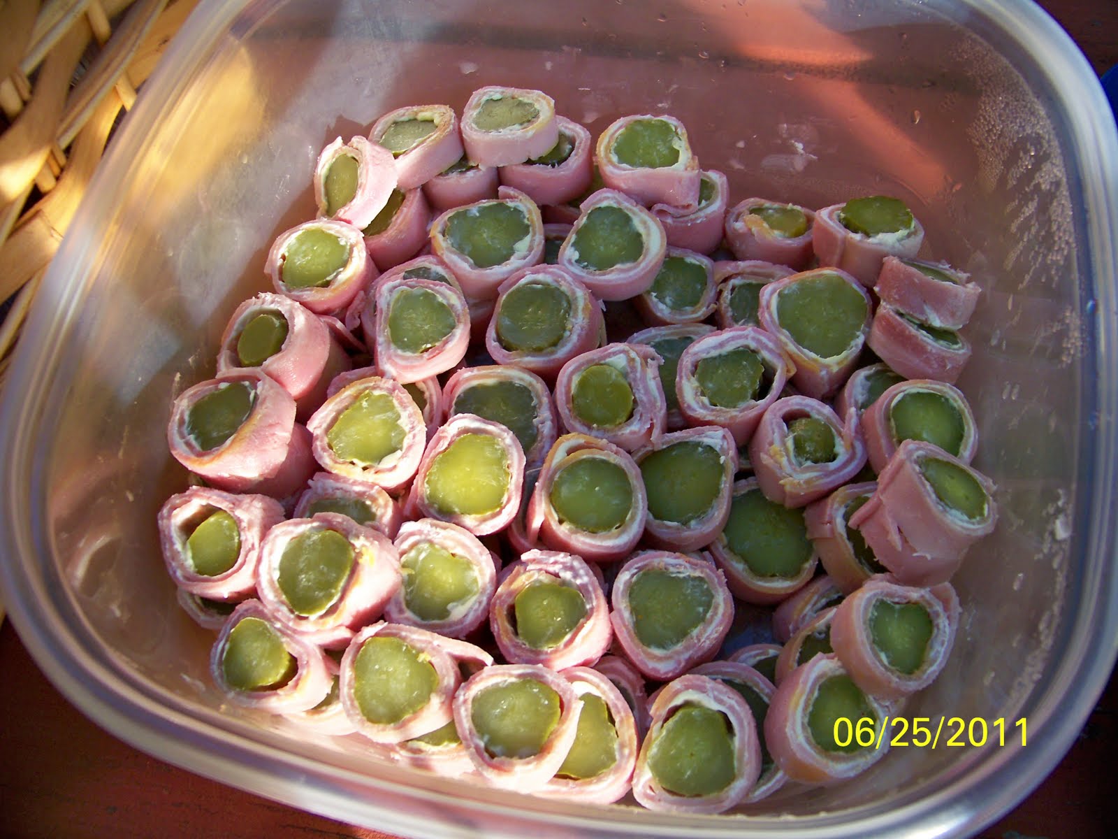 Connor's Cooking Ham and Pickle Wraps