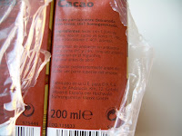 Ingredientes del batido al cacao DIA (BlogMarcasBlancas.com)