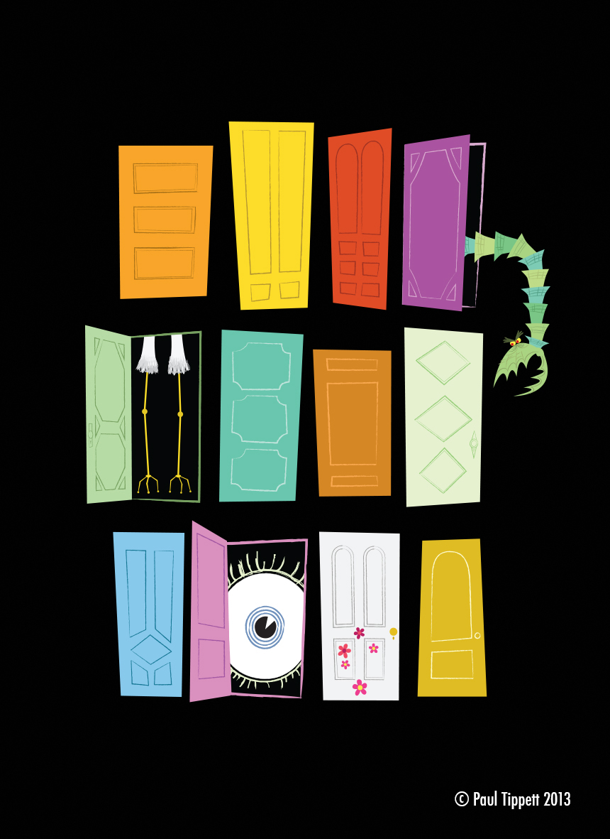 Paul Tippett Illustration: Monsters Inc Shirt Design