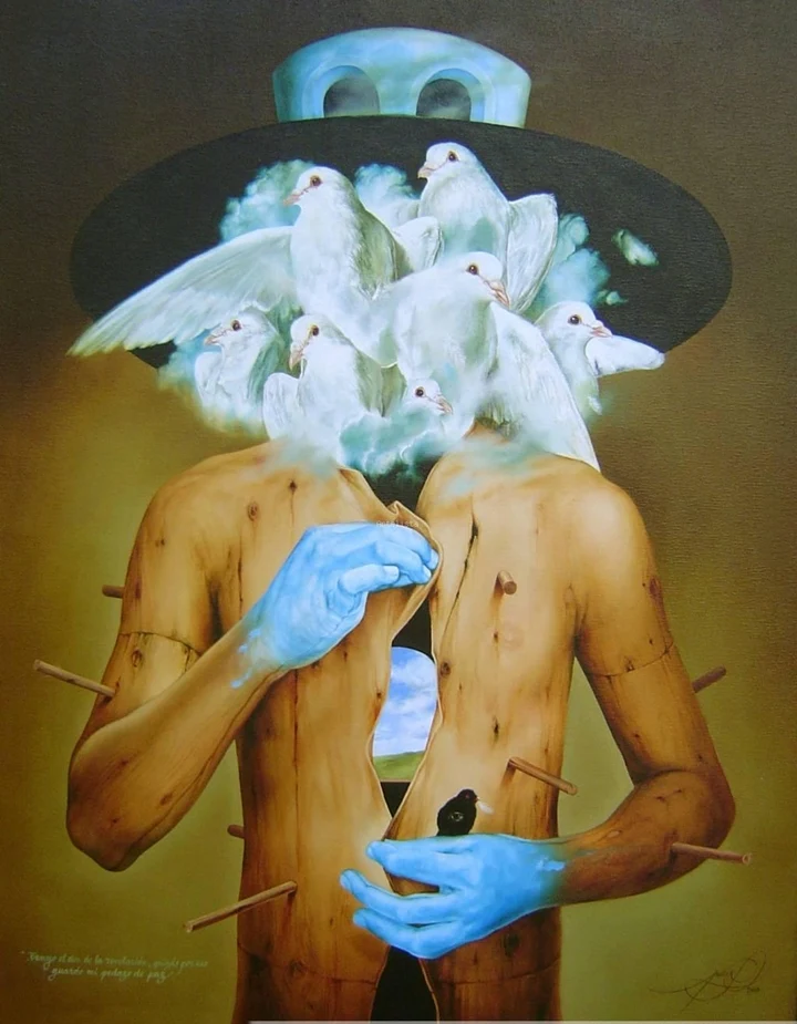 Julio Cesar Rodriguez 1976 | Cuban Surrealist painter Julio Cesar Rodriguez 1976 | Cuban Surrealist painter