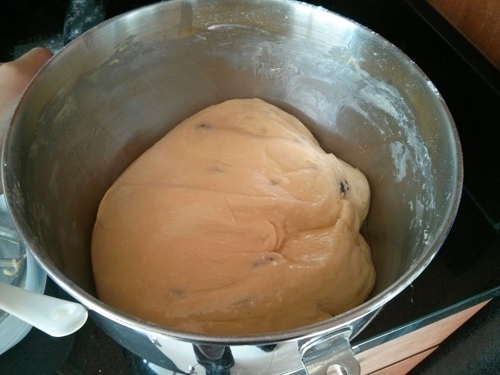Choereg dough rising