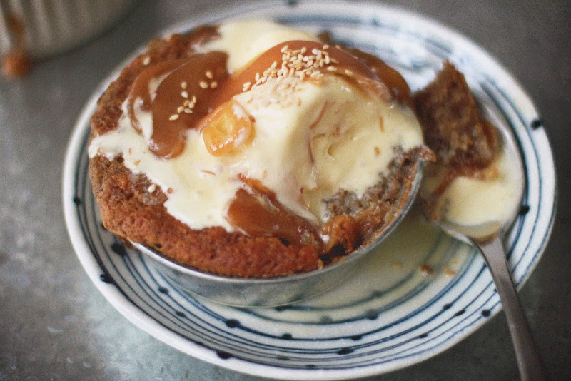 Milk and Honey Sticky Date Puddings with Salted Caramel Sauce
