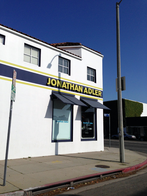 Cinnamon Joe Taster Jonathan Adler on Melrose, Los Angeles