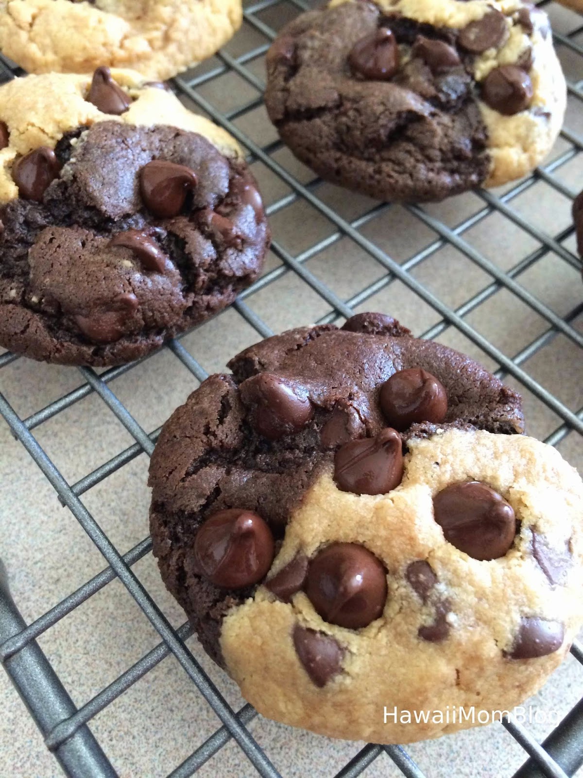 Hawaii Mom Blog Peanut Butter Chocolate Swirl Cookies Recipe