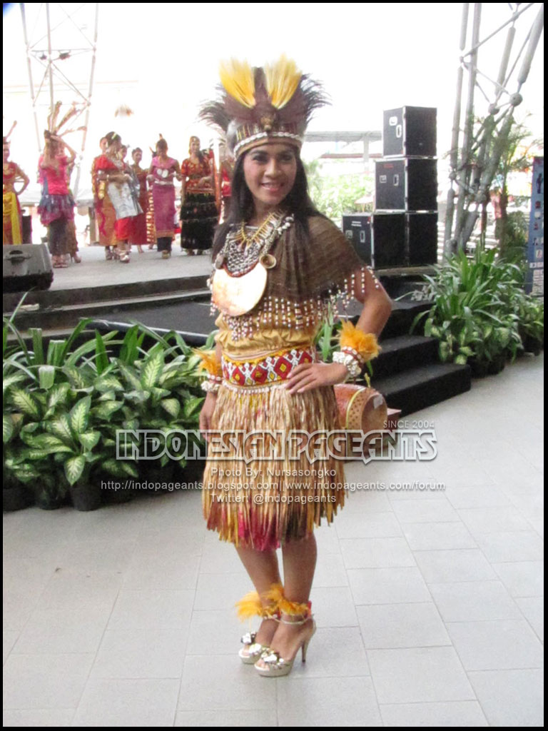 Top 8 Traditional Costume Putri Pariwisata Indonesia 2011 Versi IP