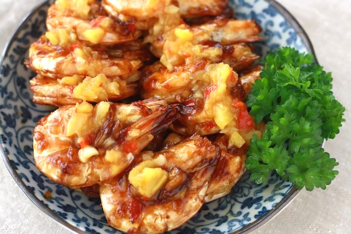 Asian garlic shrimp recipe