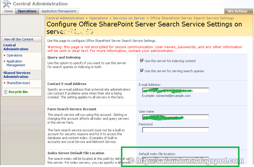 Move SharePoint Search Index Files Location to Another Drive