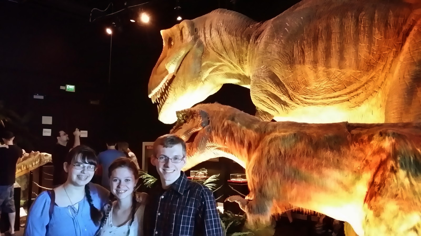 April's Homemaking Our OMSI Dinosaur Exhibit Outing