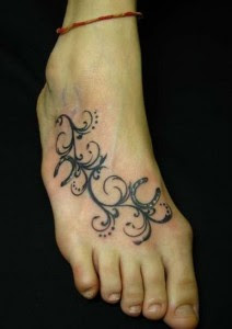 tattoos for girls on foot ideas