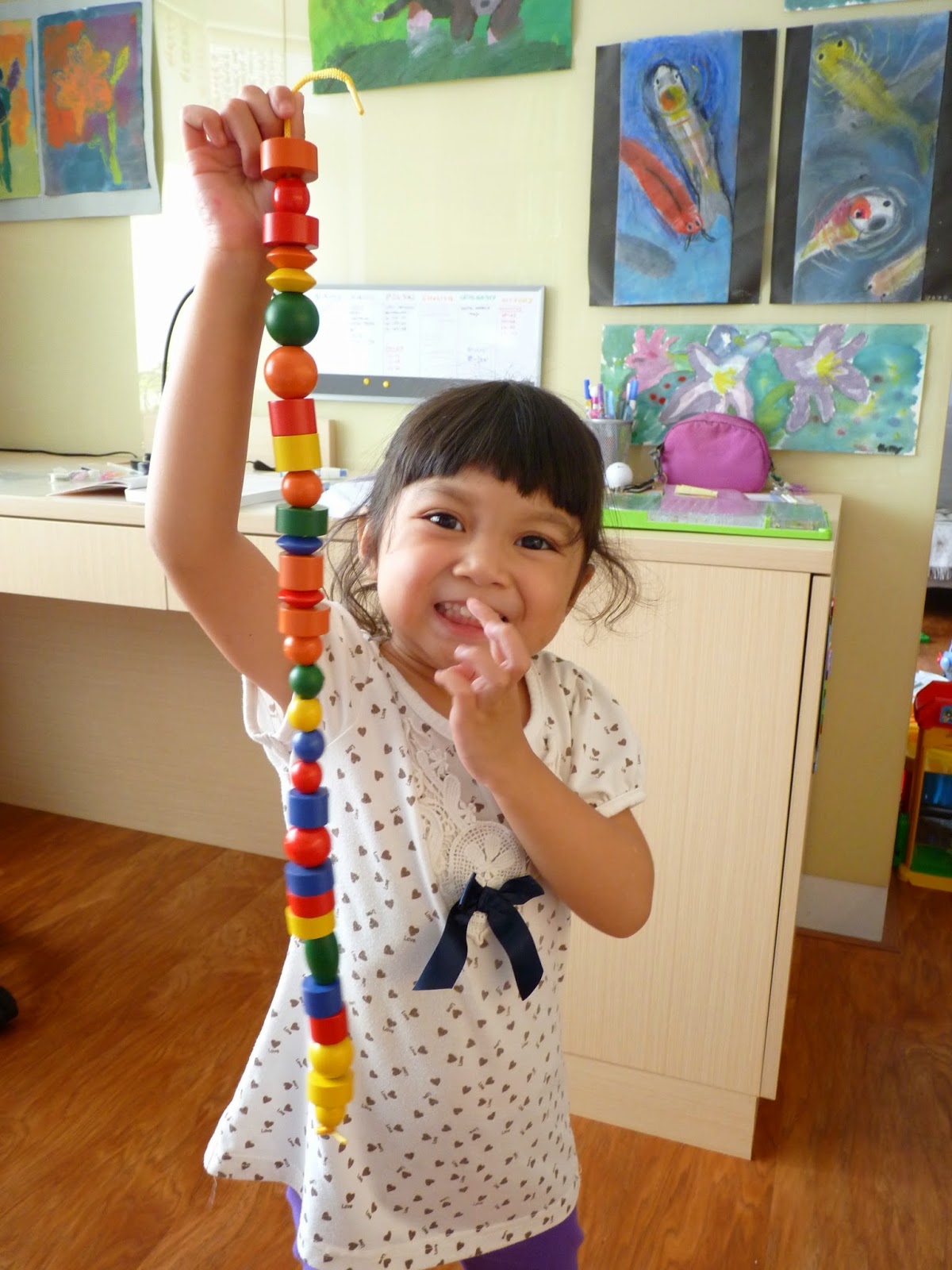Practical Life X Threading wooden beads