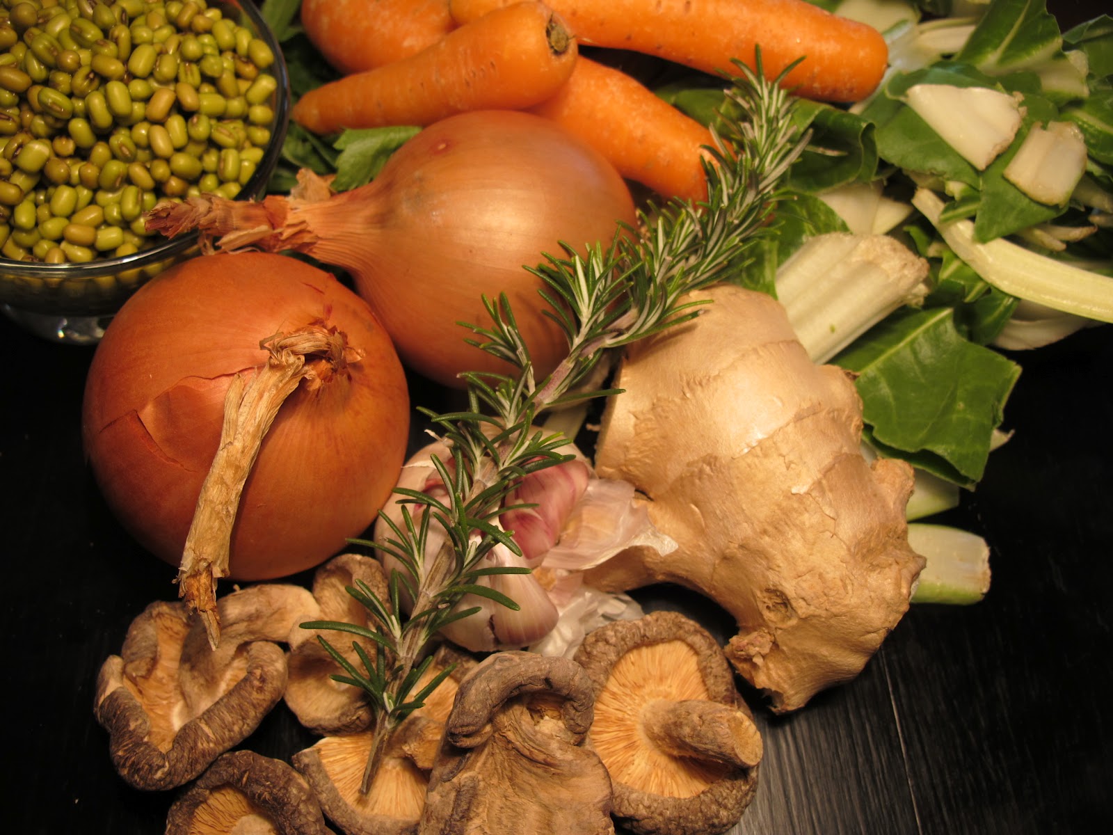 Recipes to cure cancer Organic Soybean Soup with Dried Shiitake