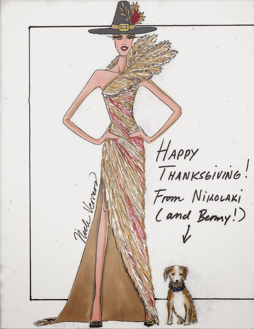 Nick Verreos: Happy Thanksgiving.....from Nikolaki Nick Verreos, David Paul  And Benny!