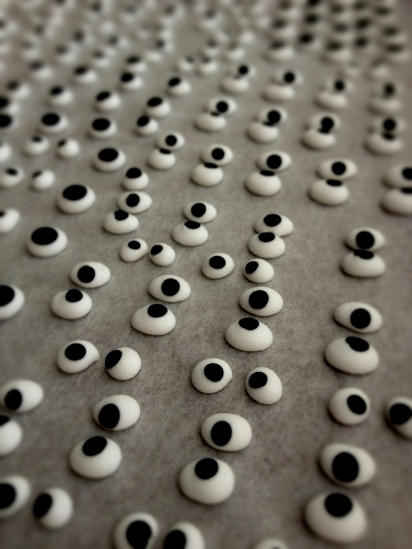 Dough and Batter royal icing googly eyes