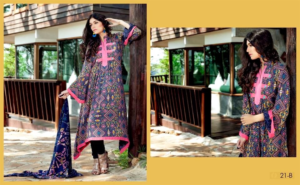 New PkFashion Firdous Linen Collection 201415 Firdous Korean Linen